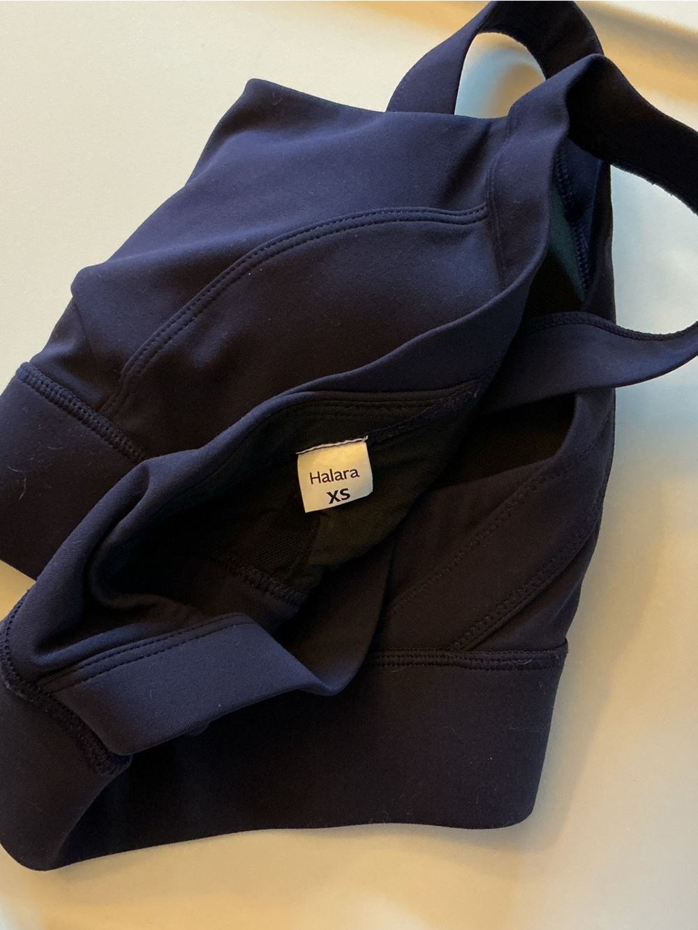 HALARA Deep Navy Racerback Performance Bra - Picture 2 of 5